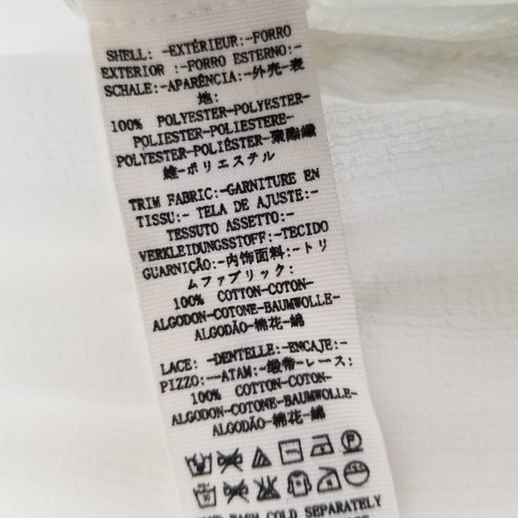 Free People mesh and crochet swing top - Picture 7 of 7